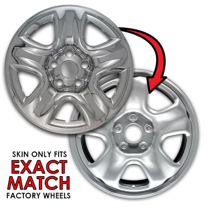 16 Inch Chrome Wheel Skins Upgrade for Toyota RAV4 (2001–2006)