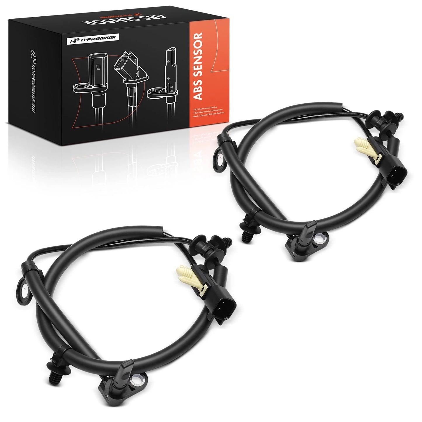 2X Rear ABS Wheel Speed Sensor for Buick Envision (2018–2020)