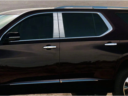Luxury FX Pillar Post Trim 4pc for Chevrolet Traverse (2018–2023)