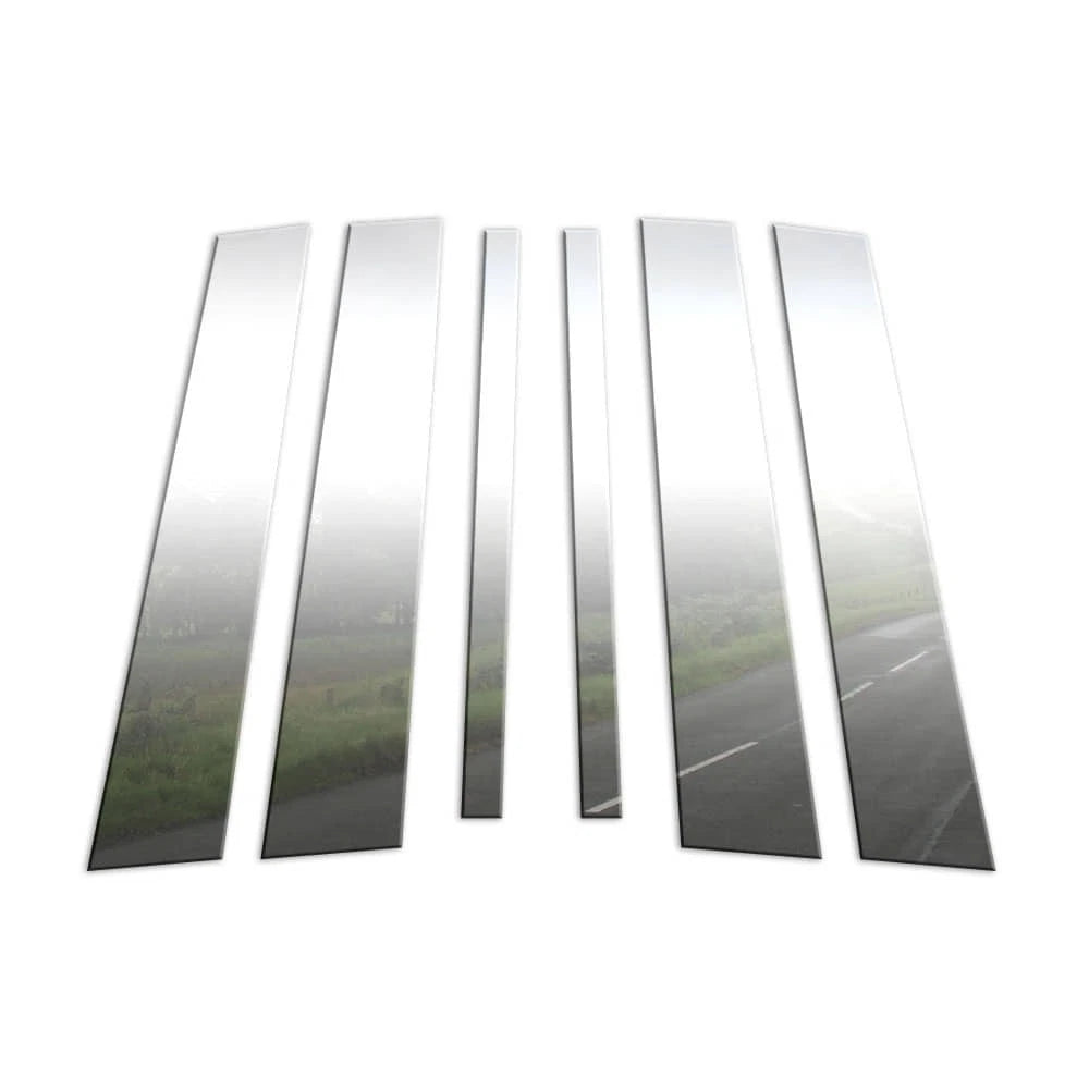 6Pc Chrome Pillar Post Covers for 07-12 Mercedes Gl - Upgrade Your Auto P4302