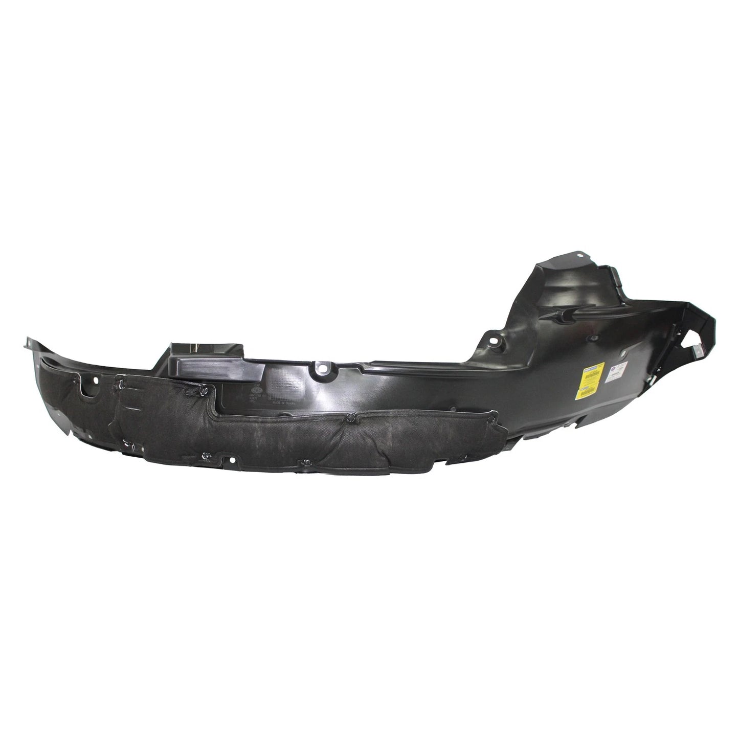 Replacement Plastic Front Passenger Side Fender Liner w/Insulation Foam