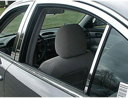 6pc. Luxury FX Chrome Pillar Post Trim for 2006.5-2010 Kia Optima