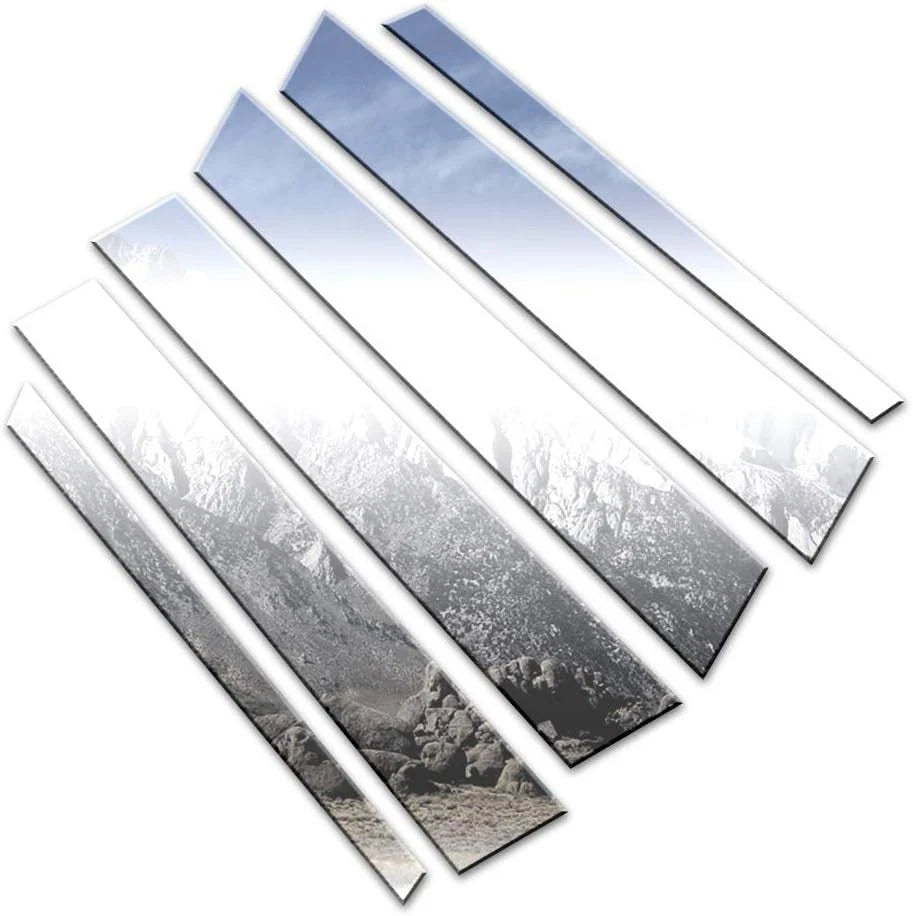 6pc. Luxury FX Chrome Pillar Post Trim for 2008-2014 Subaru Tribeca