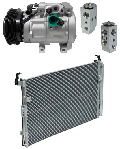 AC Compressor Kit With Condenser for Hyundai Entourage 3.8L (2010–2010)