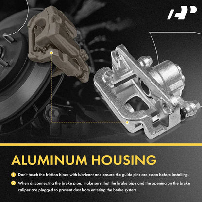 2X Brake Calipers with Bracket Front for Mercedes-Benz C350 (2010–2015)