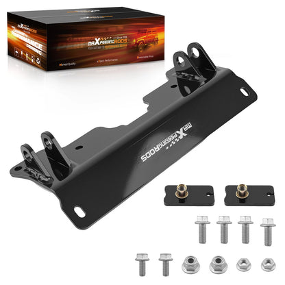 Black Coated Snow Mount Frame for Can-Am Defender (2016–2024) Steel Kit
