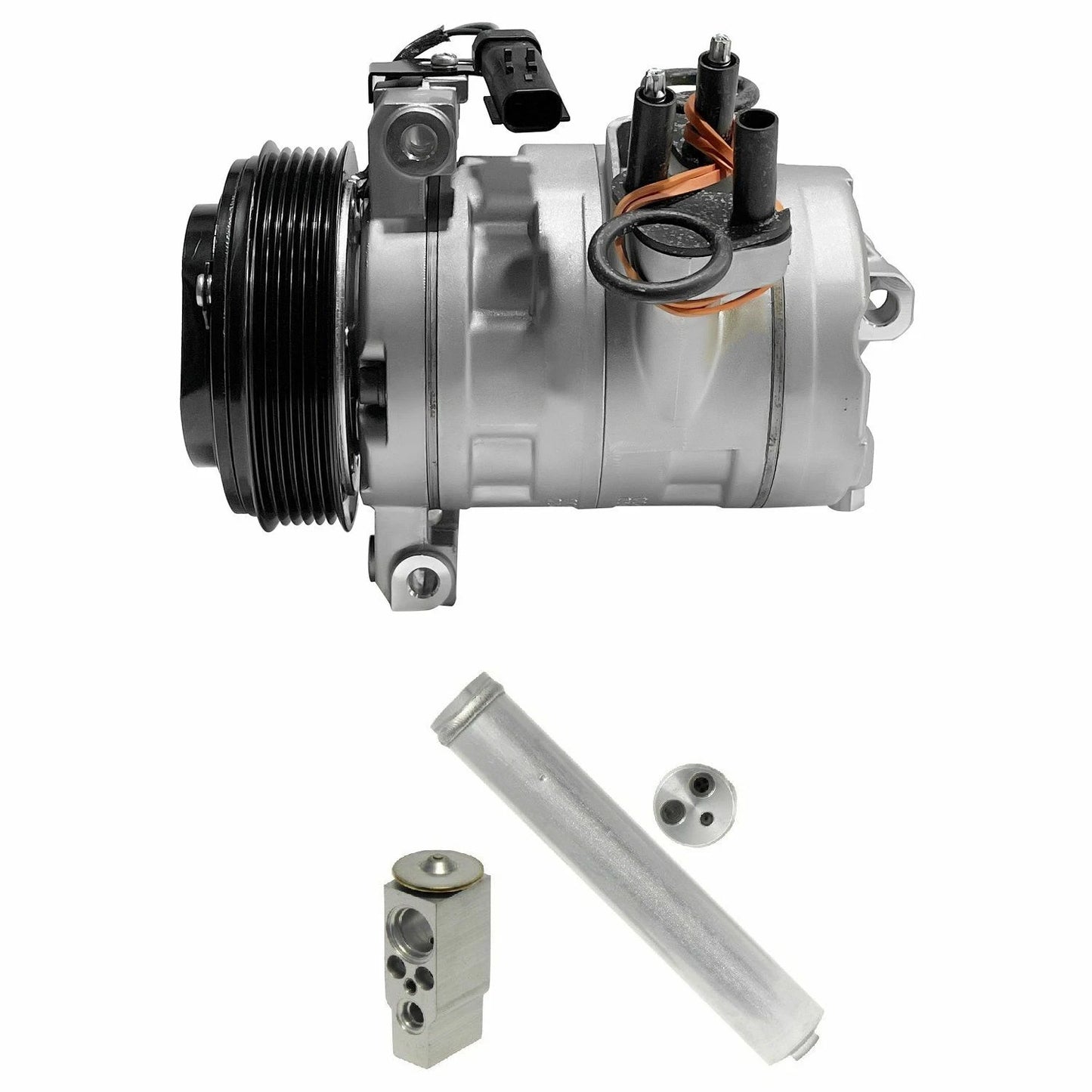 AC Compressor Kit Replacement for Jeep Wrangler JK 3.8L (2007–2018)