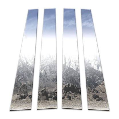 4Pc Chrome Pillar Post Covers Replacement for Buick Enclave (2007–2017)