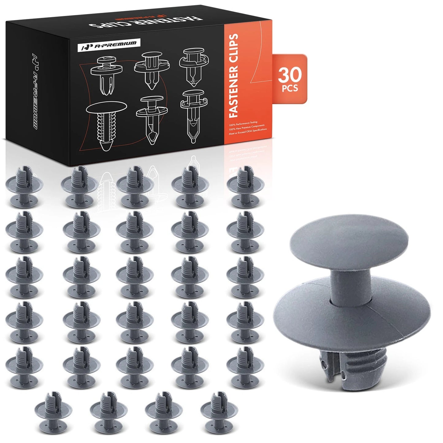 30x Push-Type Mounting Expansion Rivet Clip for Chrysler