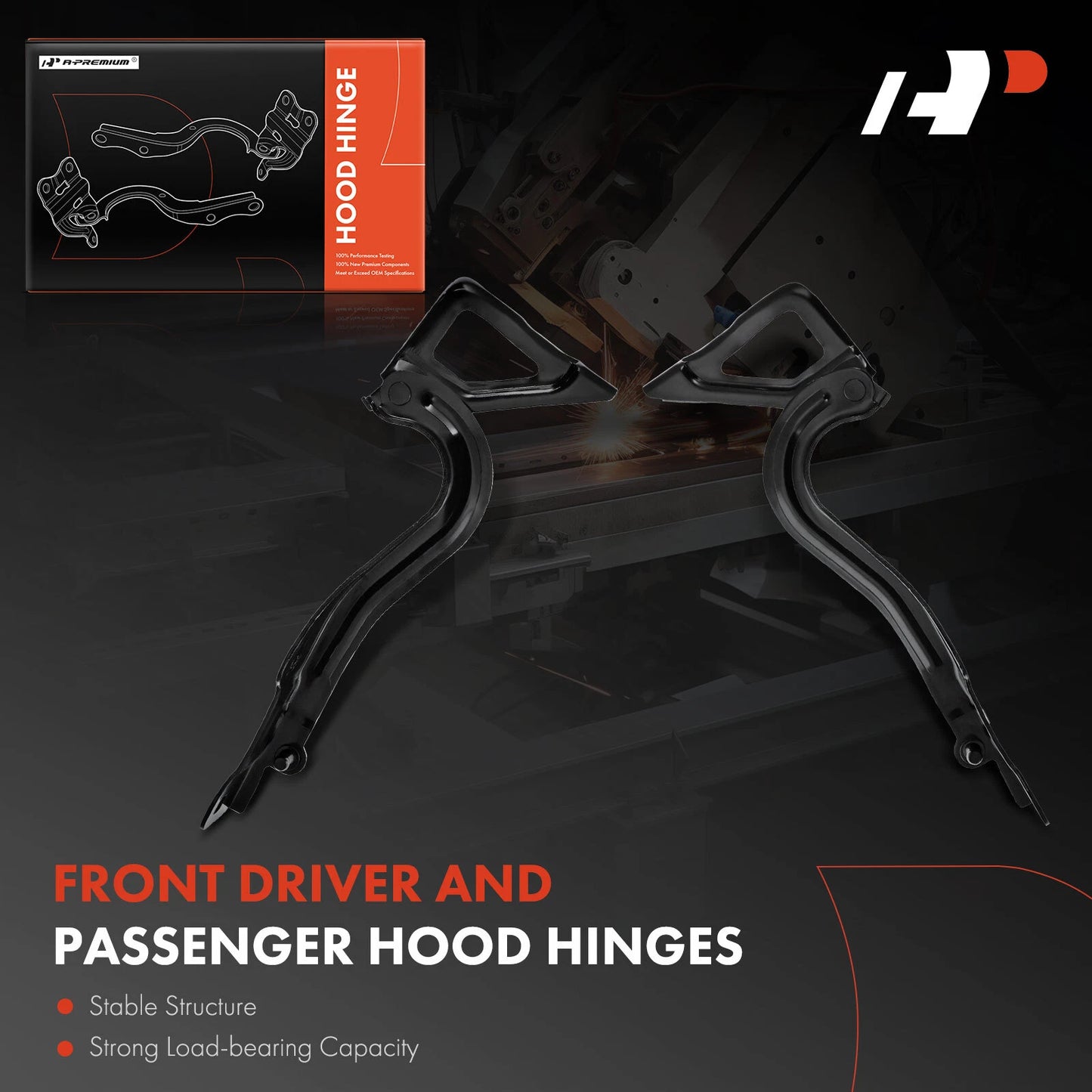 2Pcs Hood Hinge for Buick Envision (2016–2020)