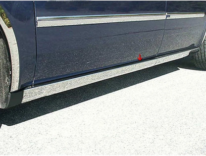 LuxuryFX Chrome 4 3/8' Lower Rocker Molding Trim for 2005-2007 Ford Five Hundred