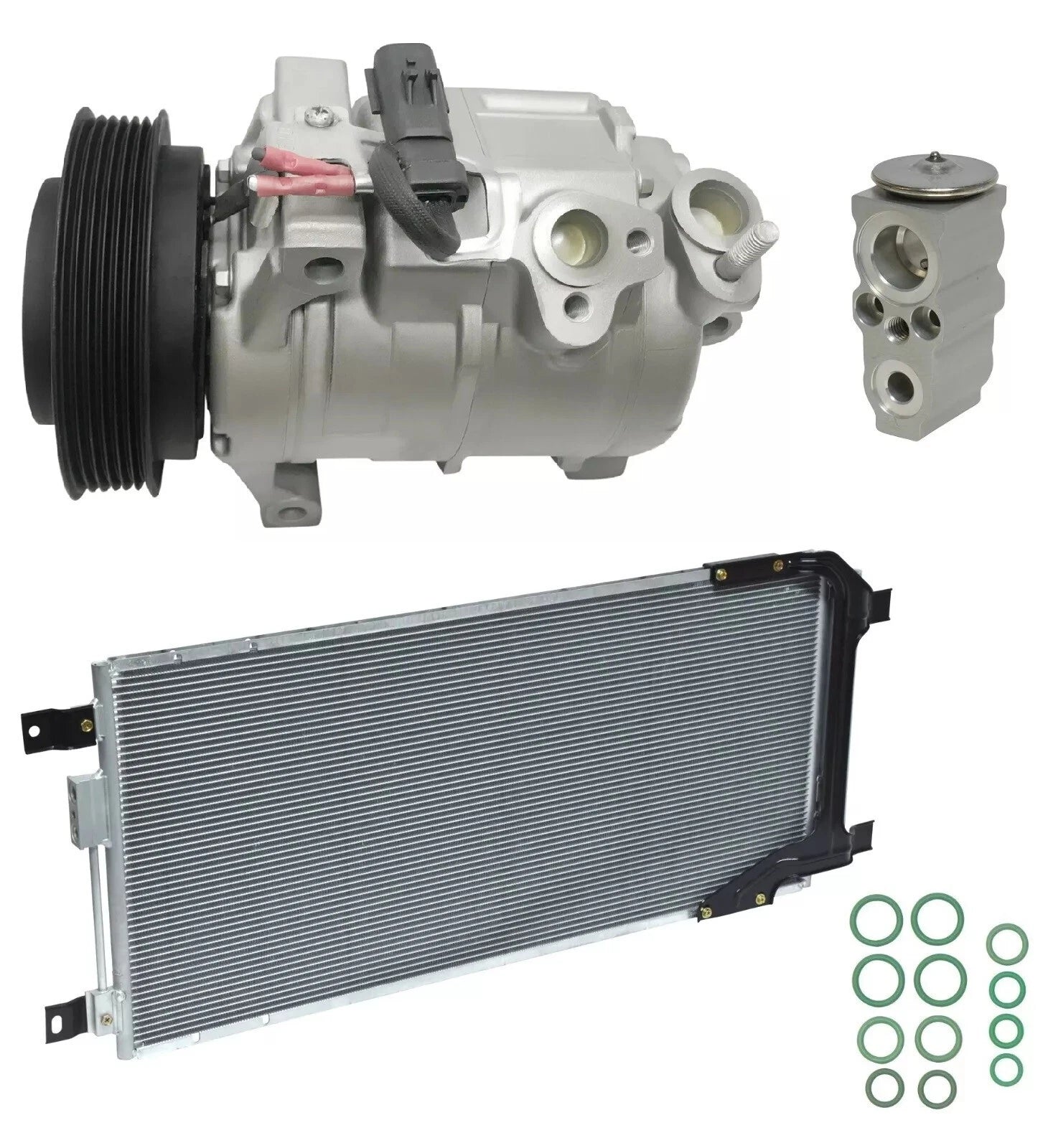 AC Compressor Kit with Condenser for Ram 3500 6.4L (2019–2021)
