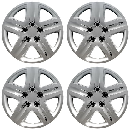 16" Chrome Push-On Wheel Cover Hubcaps for Steel Wheels - Monte Carlo Style