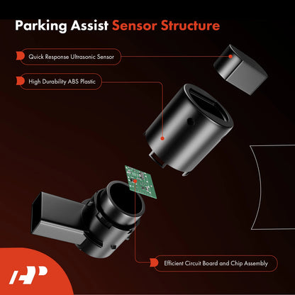 4X Backup Parking Assist Sensor for Mercedes C320 C350 CL500 E320 S600 (2001–2010)