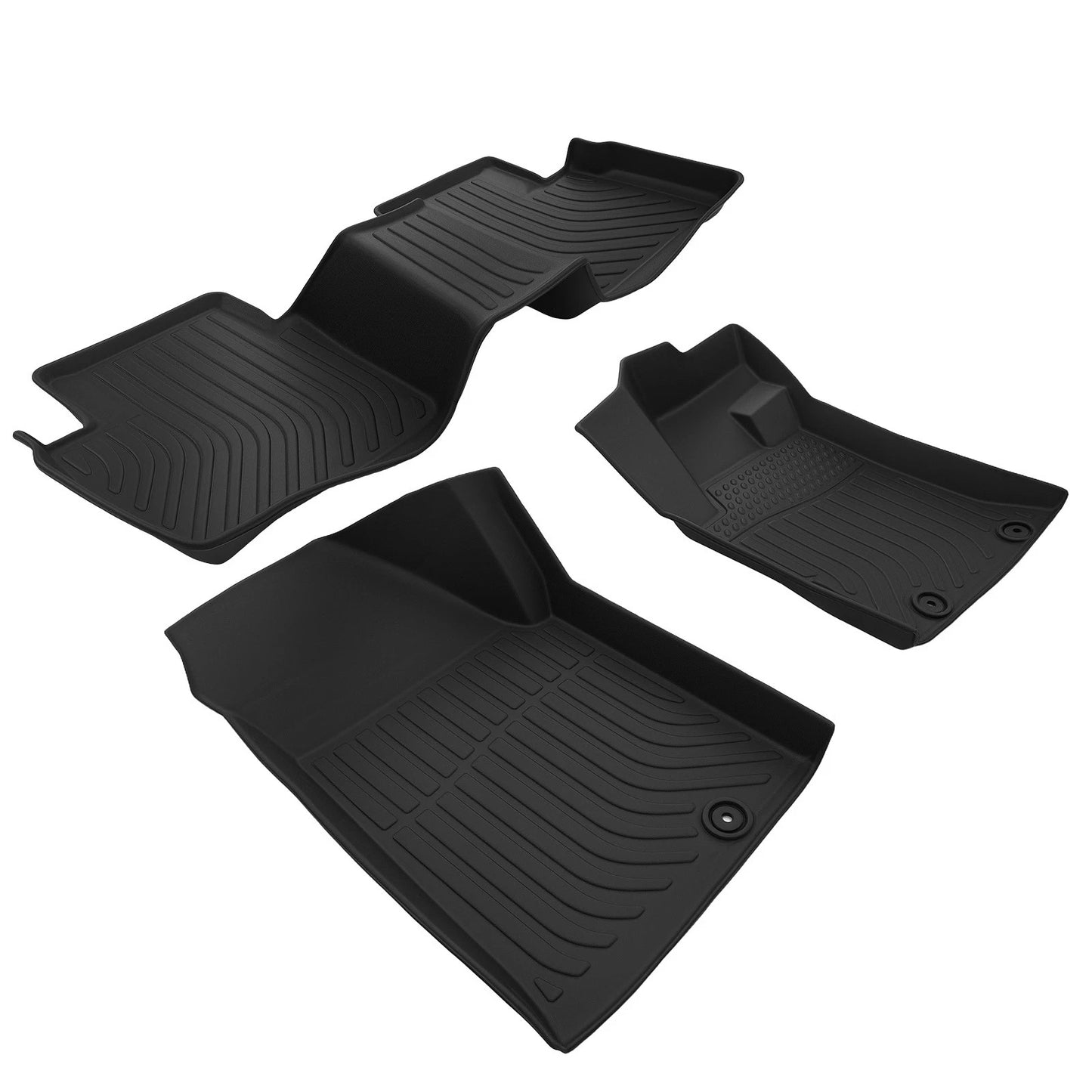 Black TPE Rubber Floor Mats Set for Nissan Altima (2013–2018)