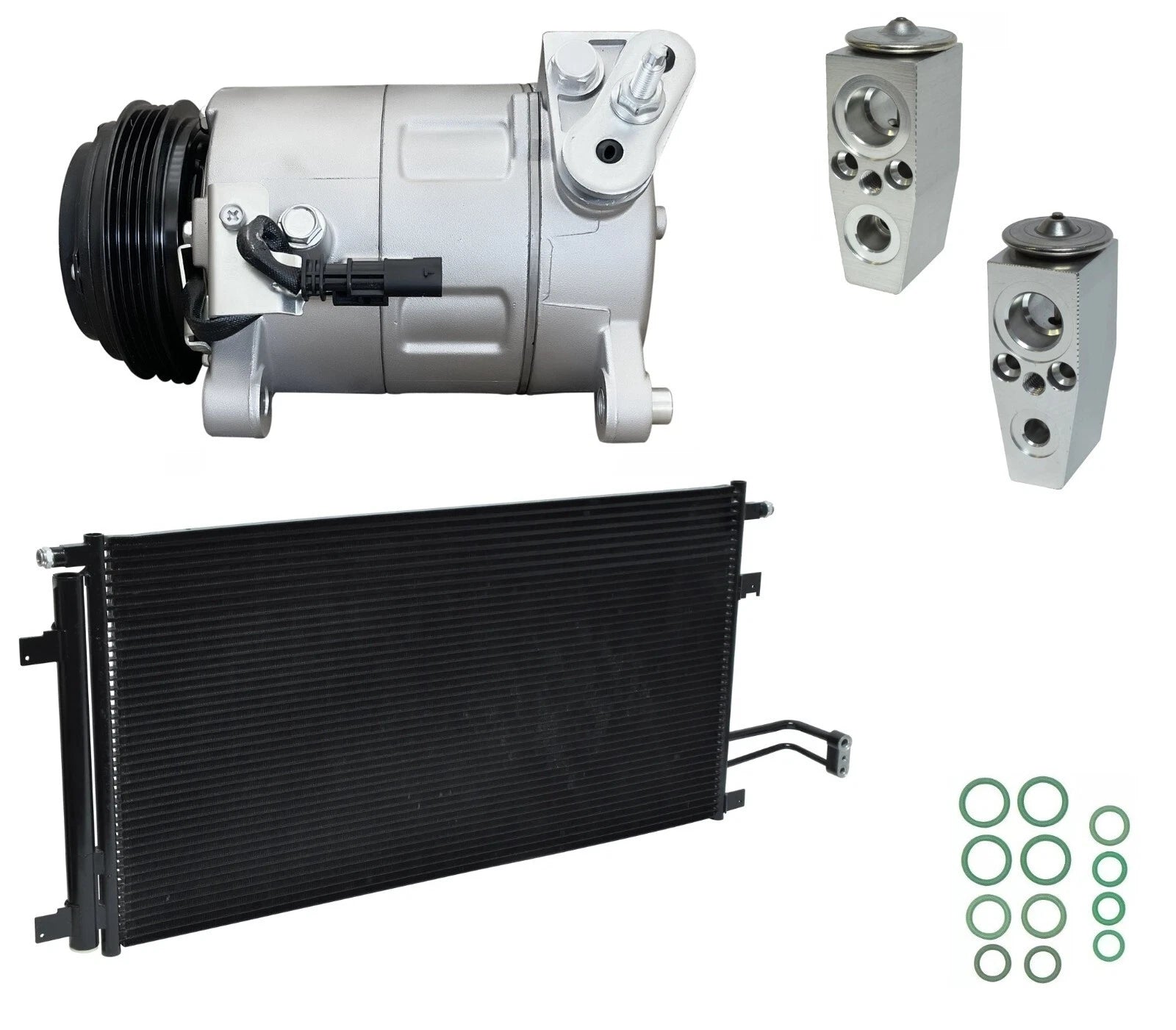 A/C Compressor Kit with Condenser for Cadillac Escalade ESV 6.2L (2019–2019)