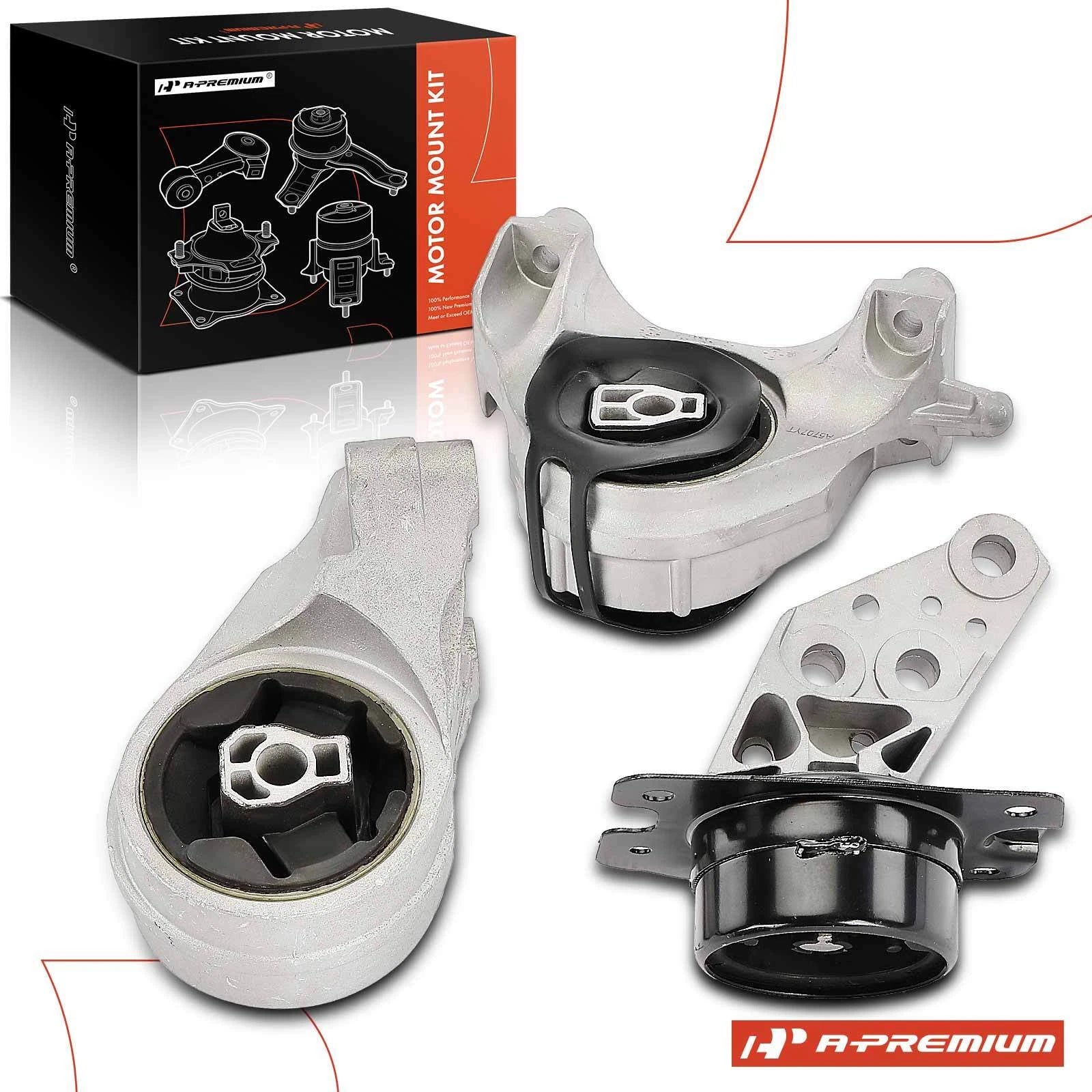 3X Transmission Mount for Chevy Equinox GMC Terrain (2010–2017)