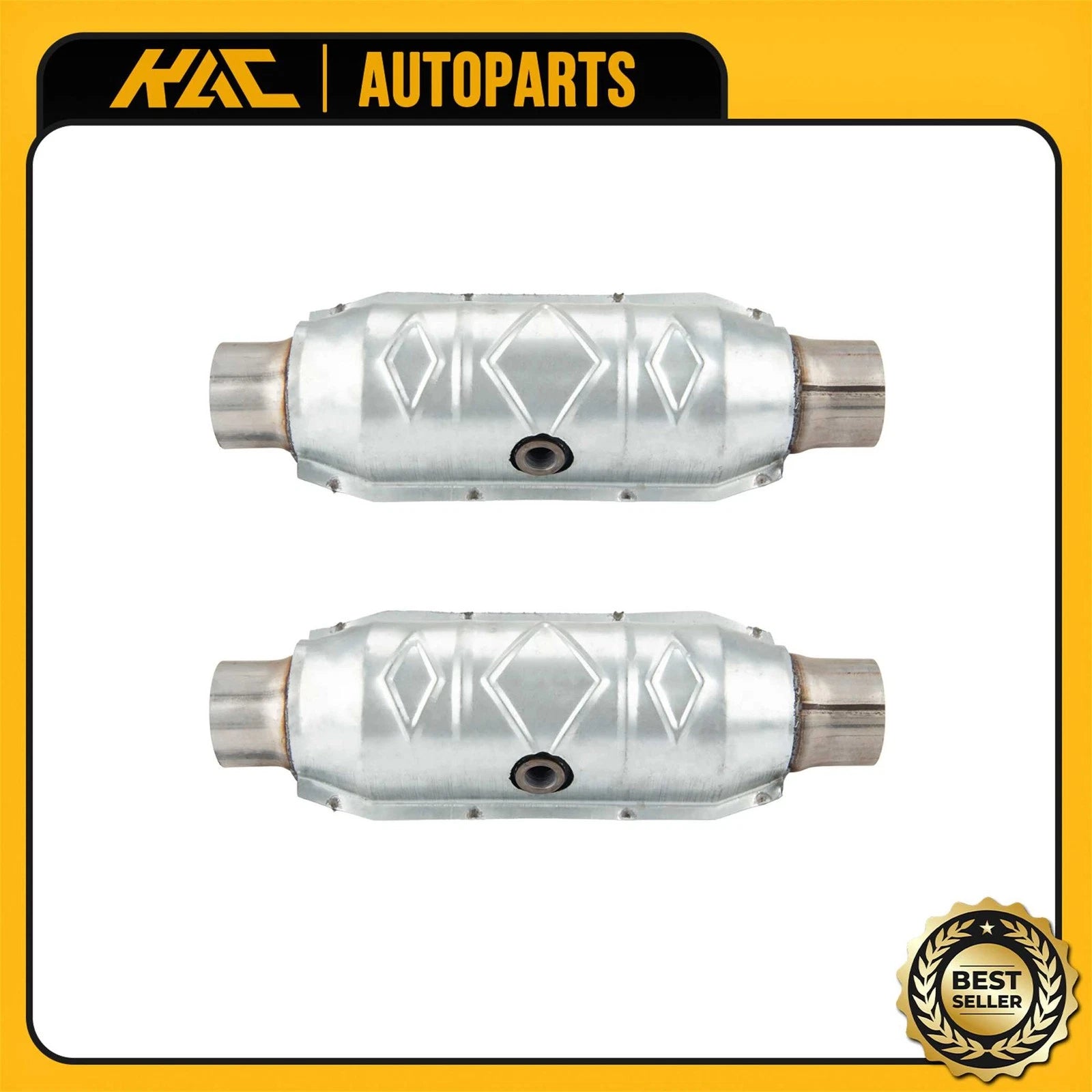 2x Catalytic Converter for 2001–2004 Dodge Caravan V6 3.3L EPA