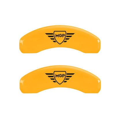 Caliper Covers Set of 4 Yellow for Cadillac SRX 2012–2016 with Logo
