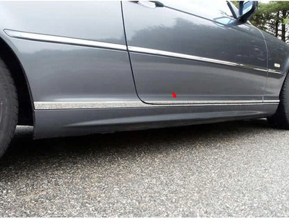 8p LuxuryFX Chrome 1 3/16' Door & Rocker Molding Trim for 2001-2005 BMW 3 Series