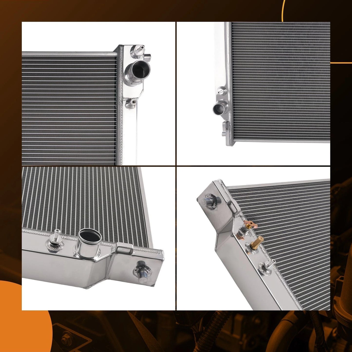 Aluminum Radiator for Ford F-250 F-350 Super Duty (1995–1997) 7.3L AT