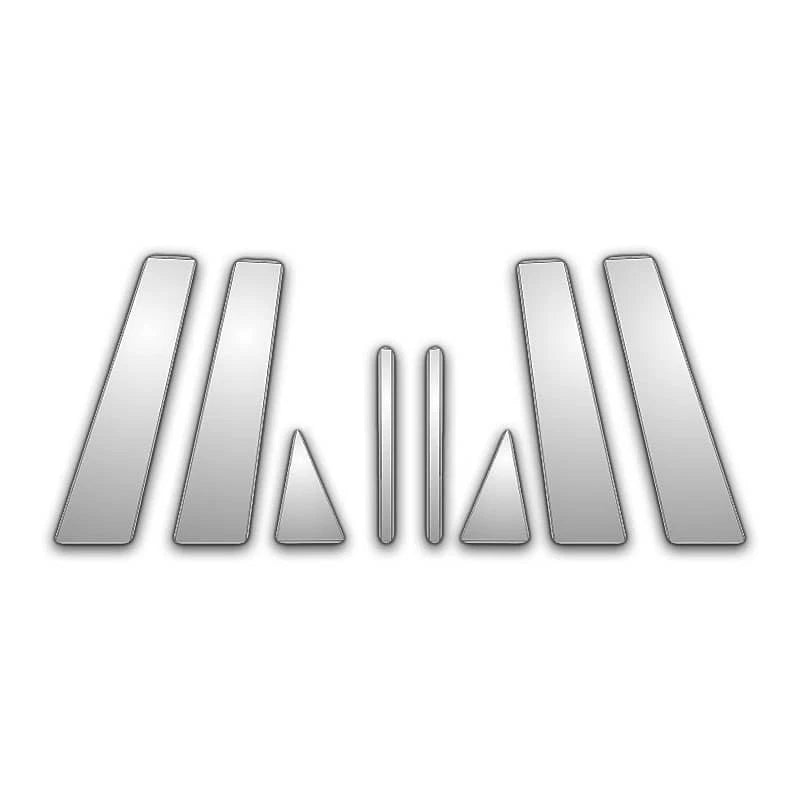 2004-2010 Chrome 8pc Pillar Covers to fit Hyundai Amanti - P39454B