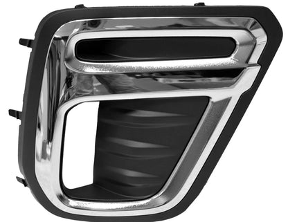 Fog Light Bezel Passenger Side Replacement Black ABS Plastic for Toyota Camry (2018–2024)