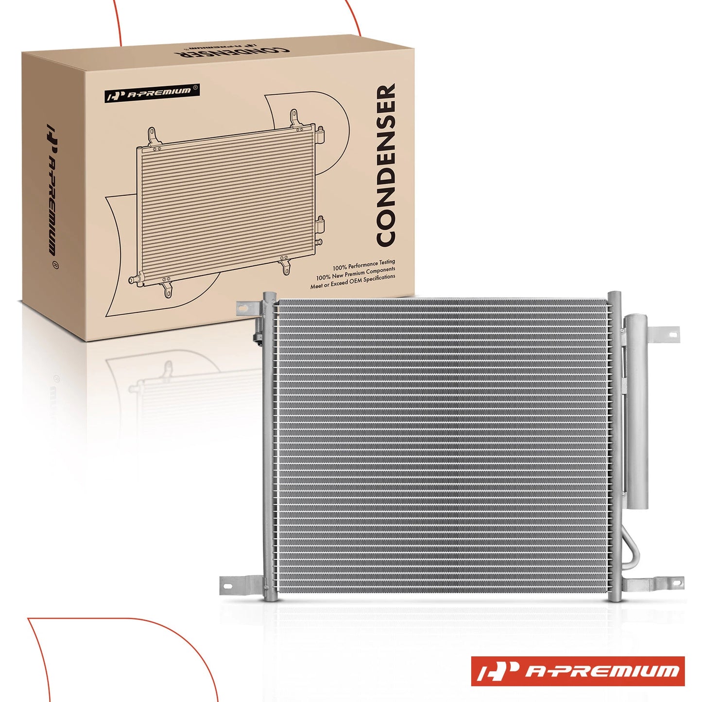 A/C Condenser with Receiver Drier for Chevy Aveo 2009–2011