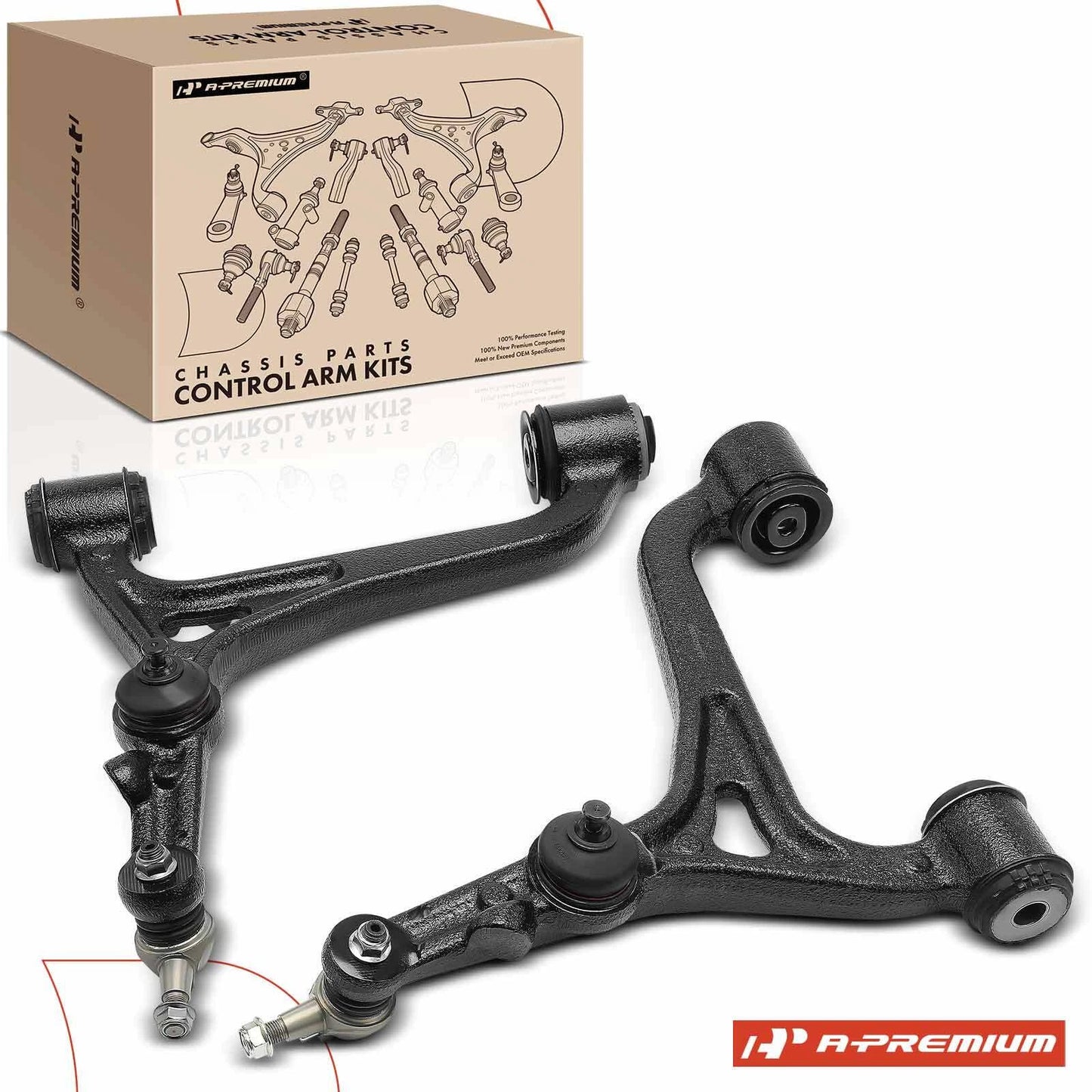 2X Front Lower Control Arm & Ball Joint Assembly for Mercedes-Benz S430 (2000–2006)
