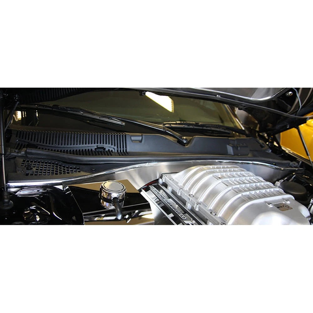 Brushed Stainless Steel Firewall for 2015-2019 Dodge Challenger Hellcat