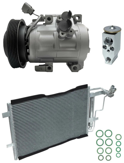 AC Compressor Kit With Condenser for Mazda 3 2.5L (2012–2013)
