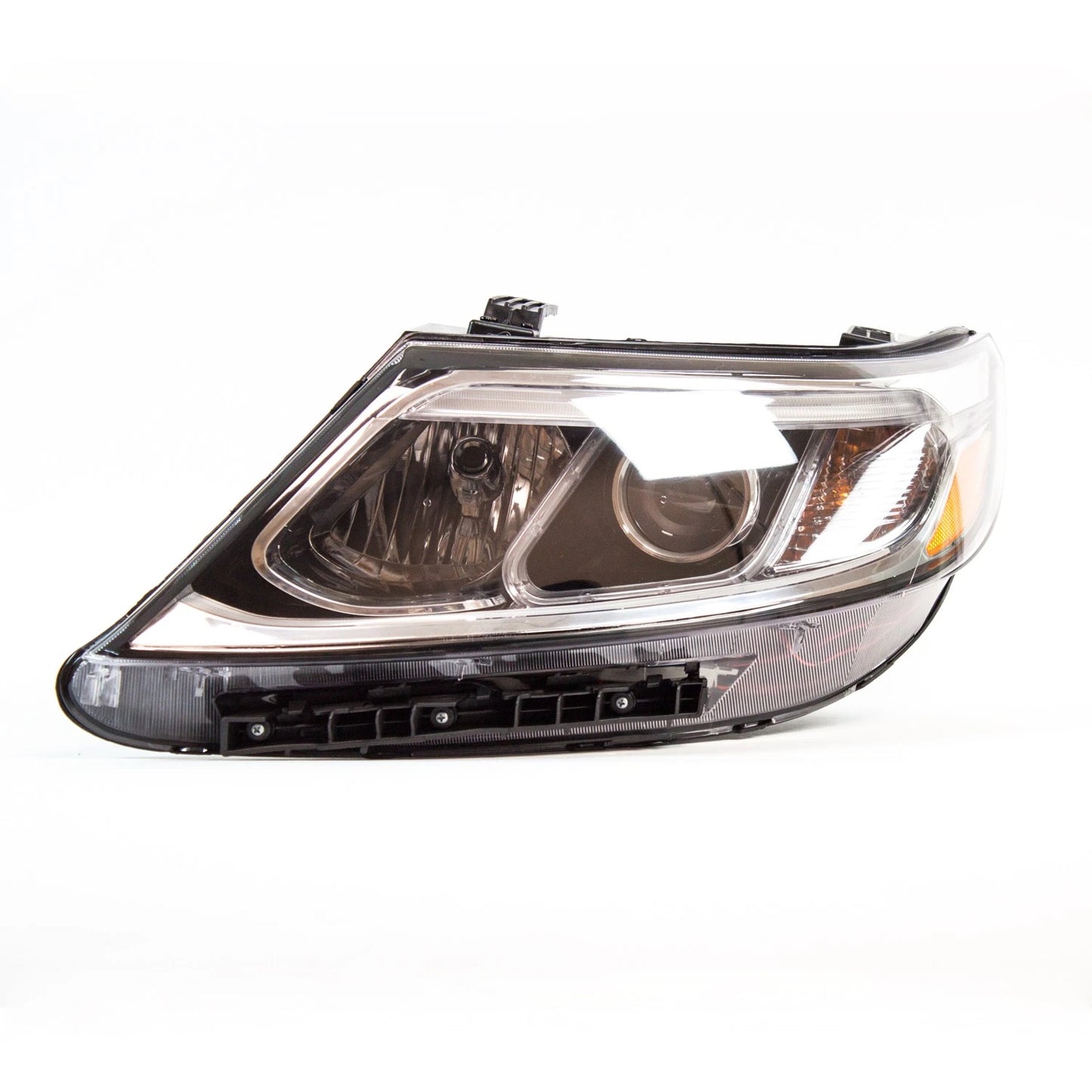 Replacement Driver Side Halogen Headlight Assembly w/o LED Accents