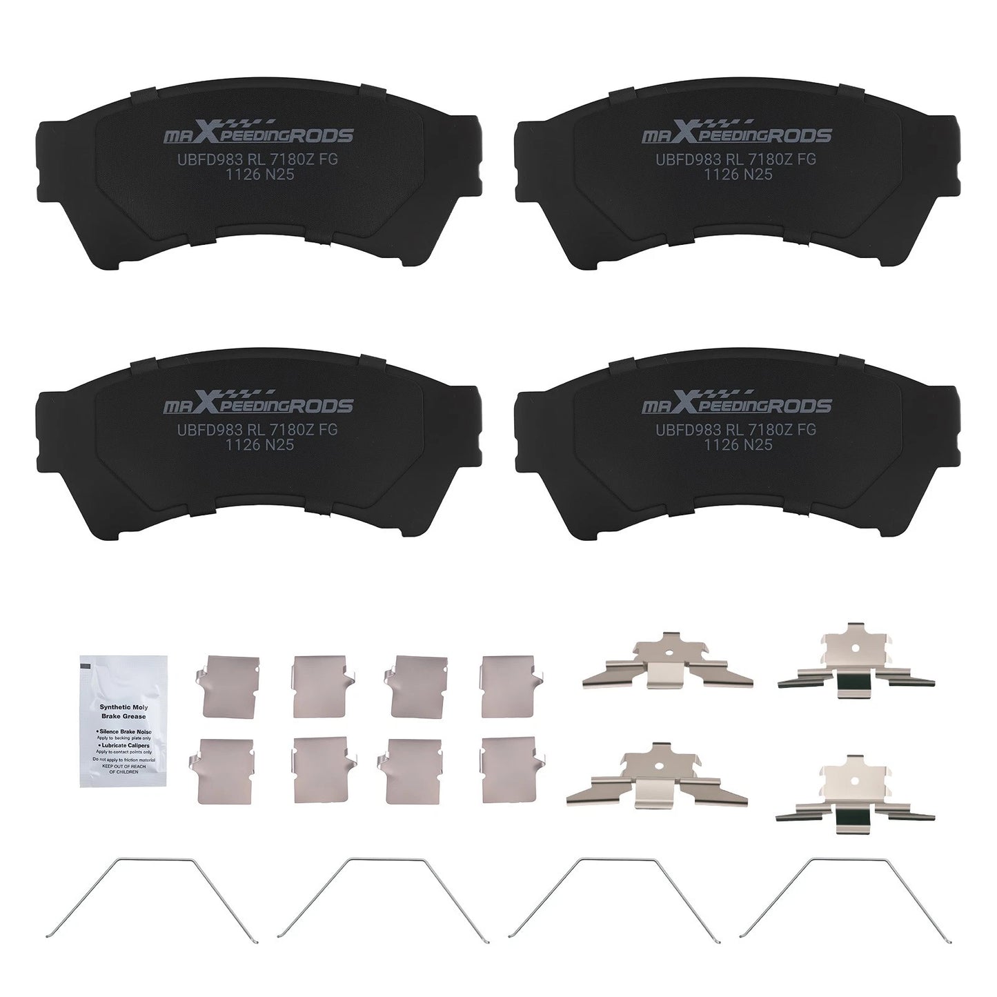 Front Ceramic Brake Pad for Lincoln MKZ/Mercury Milan/Ford Fusion (2010–2012)