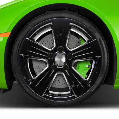 Black 17 Inch Wheel Rim by JTE Wheels for 2010–2012 Jeep Caliber (17x6.5)