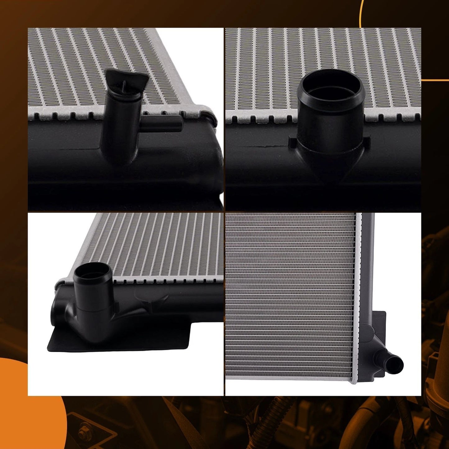 Coolant Radiator for Toyota Corolla iM (2017–2018) Aluminum MT