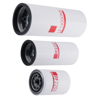 3pc Oil Filter Set for Cummins ISX (2007–2009)
