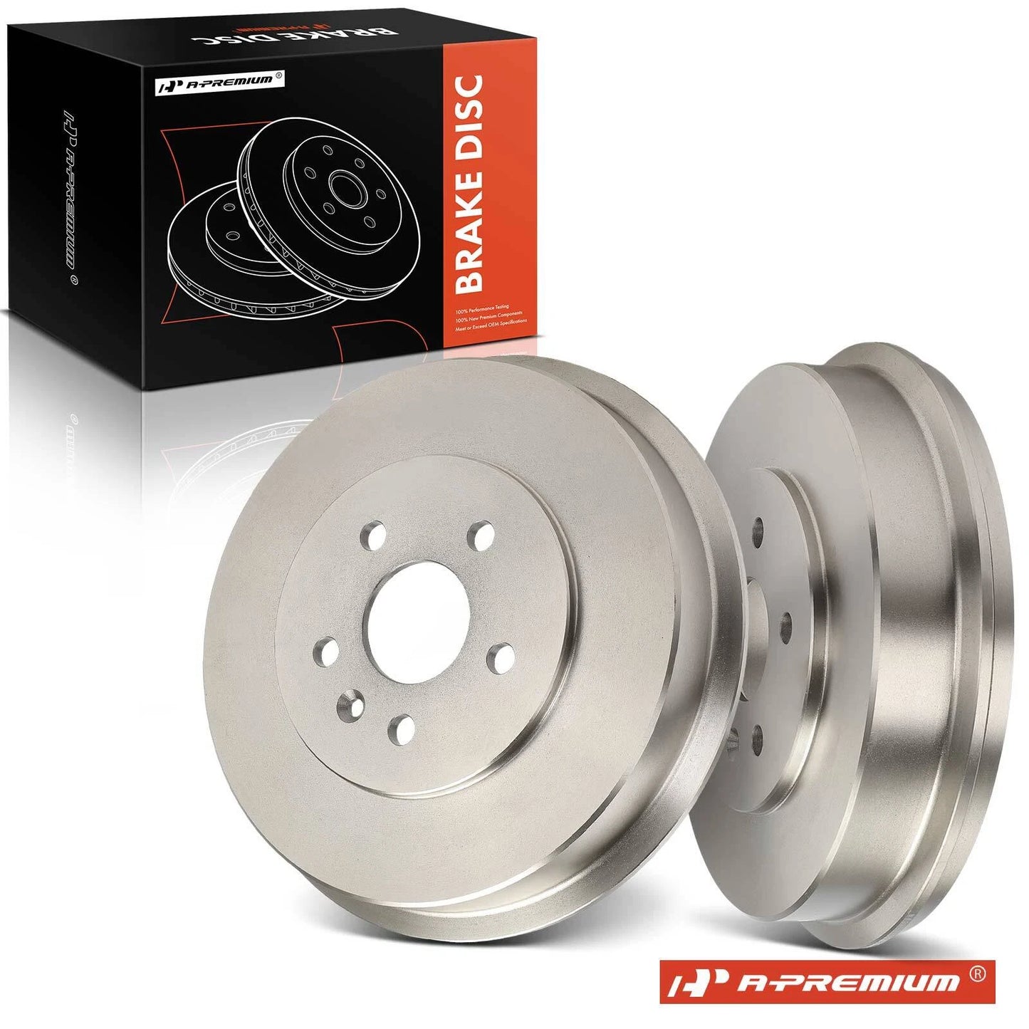 2x Rear Brake Drum for Chevrolet Cruze (2011–2016)