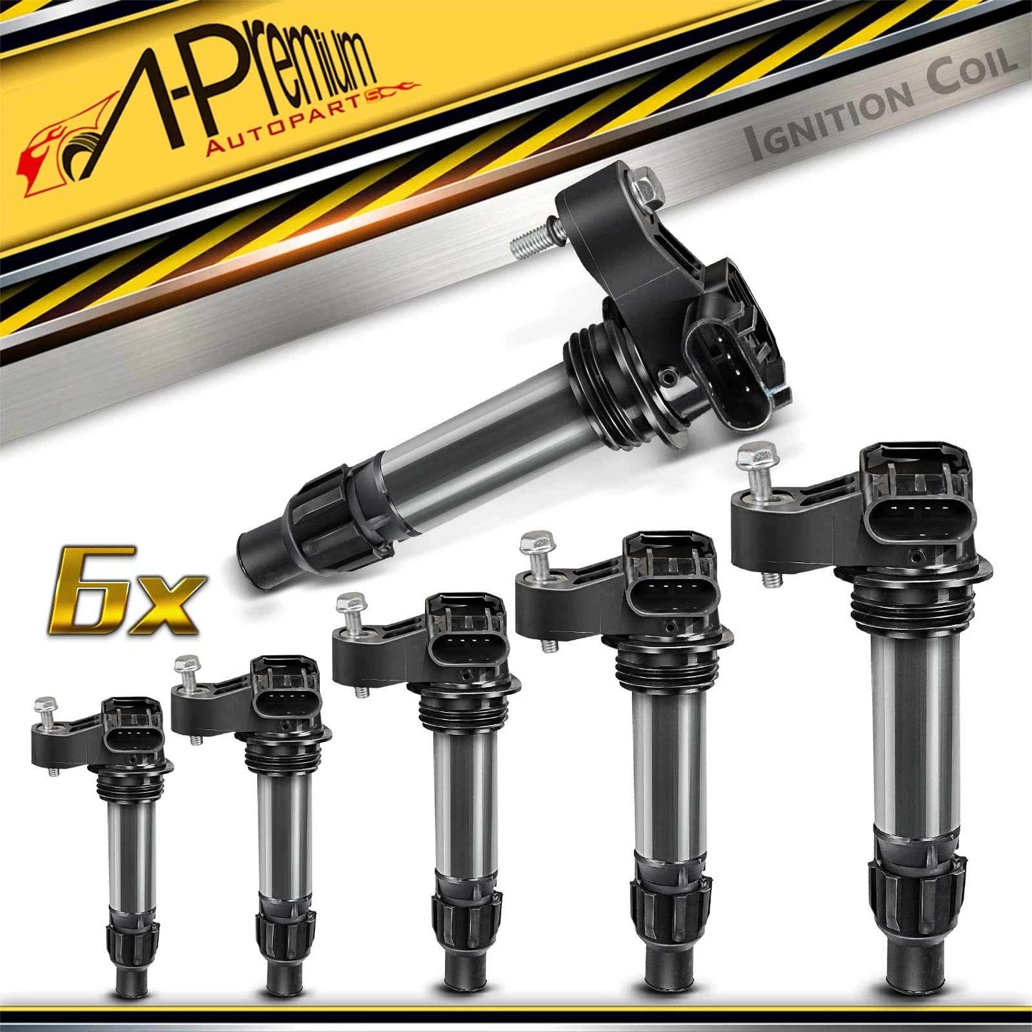 6X Ignition Coil Pack for Chevrolet Equinox Malibu Traverse (2008–2017)