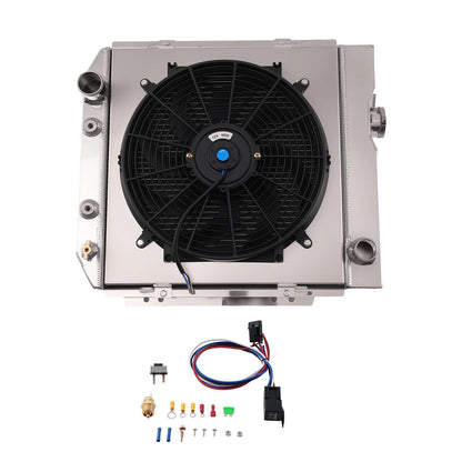 Aluminum Radiator Fan Shroud Kit for 1965–1966 Ford Mustang V8