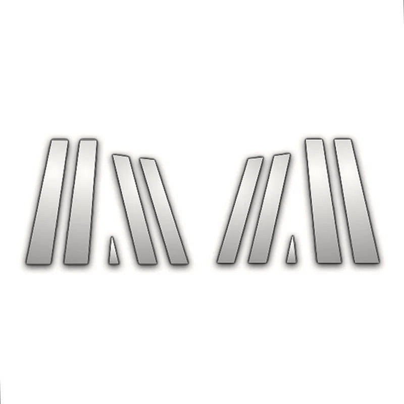 10 Pc Chrome Pillar Post Covers Upgrade for Audi Q7 (2007–2015)