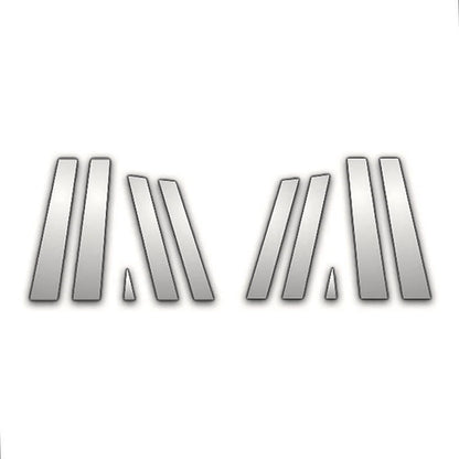 10 Pc Chrome Pillar Post Covers Upgrade for Audi Q7 (2007–2015)
