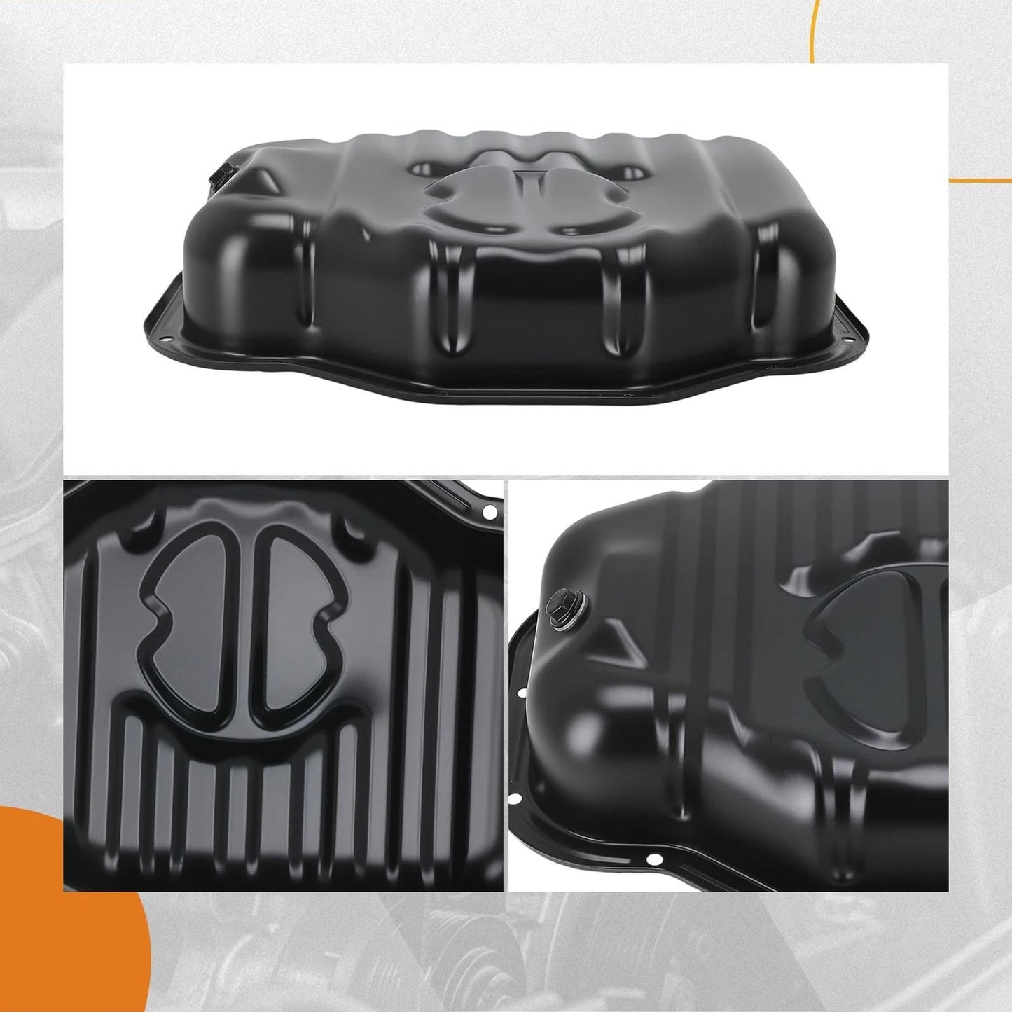 Engine Oil Sump Pan for Lexus LS400 4.0L V8 (1995–2000) Steel Lower