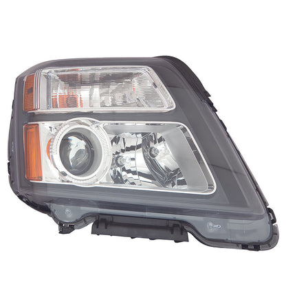 Headlight Assembly Replacement Black Passenger Side for GMC Terrain (2016–2017)