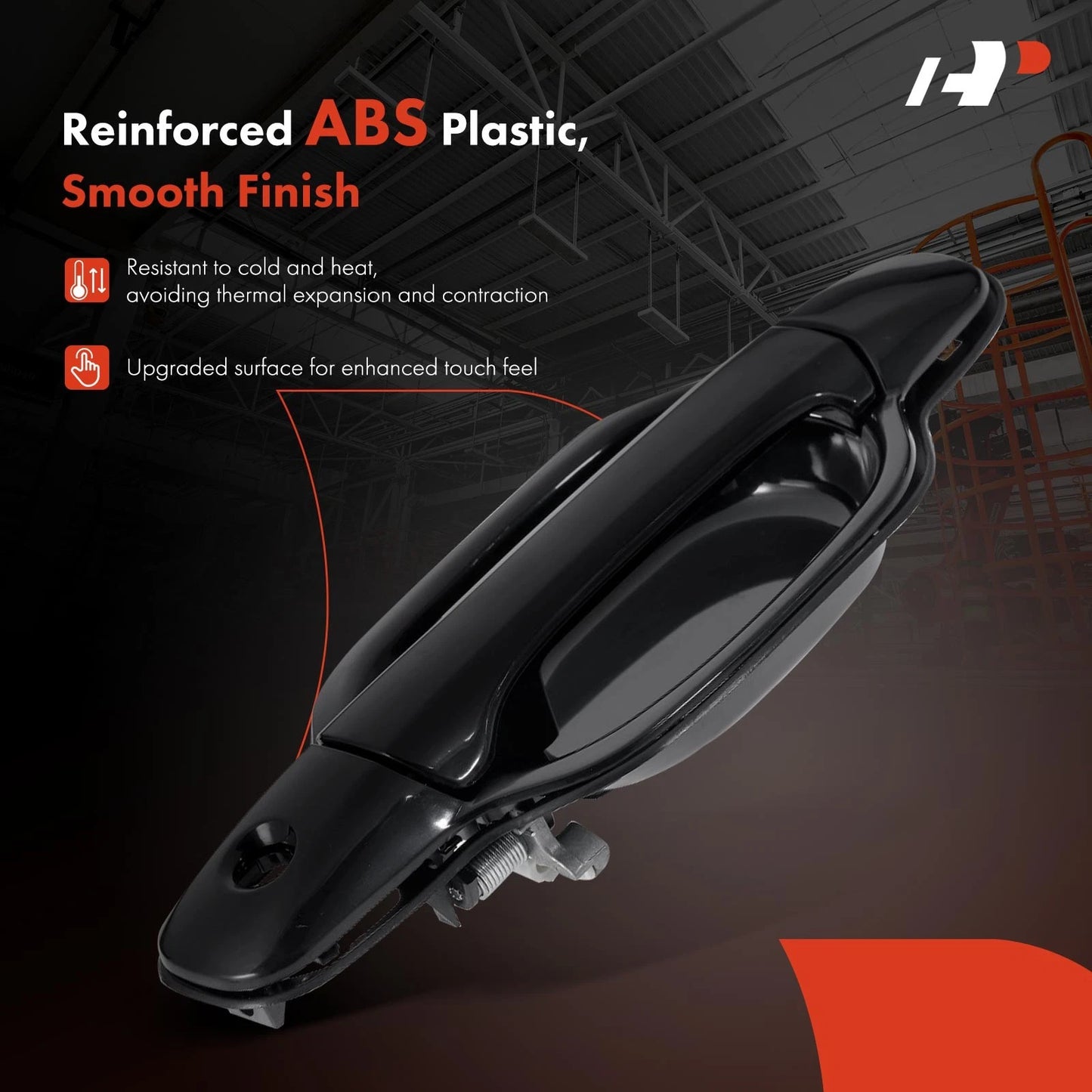 2X Rear Smooth Exterior Door Handle for Chevrolet Colorado (2004–2012)