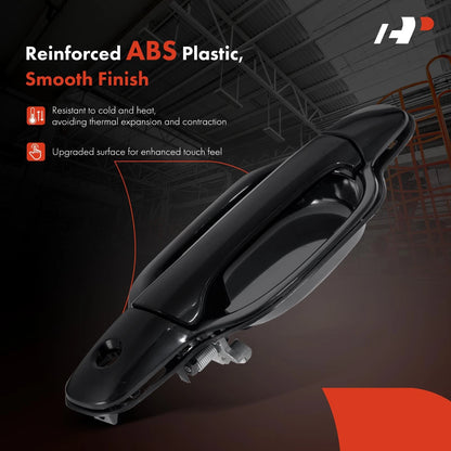 2X Rear Smooth Exterior Door Handle for Chevrolet Colorado (2004–2012)