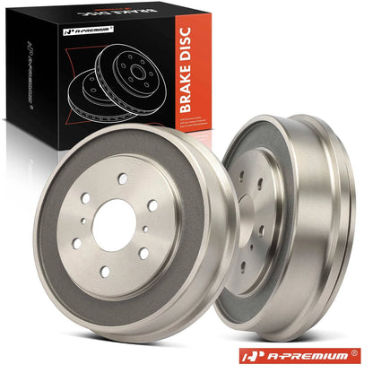2X Rear Brake Drum for Chevy Silverado 1500, GMC Sierra 1500 (2005–2008)
