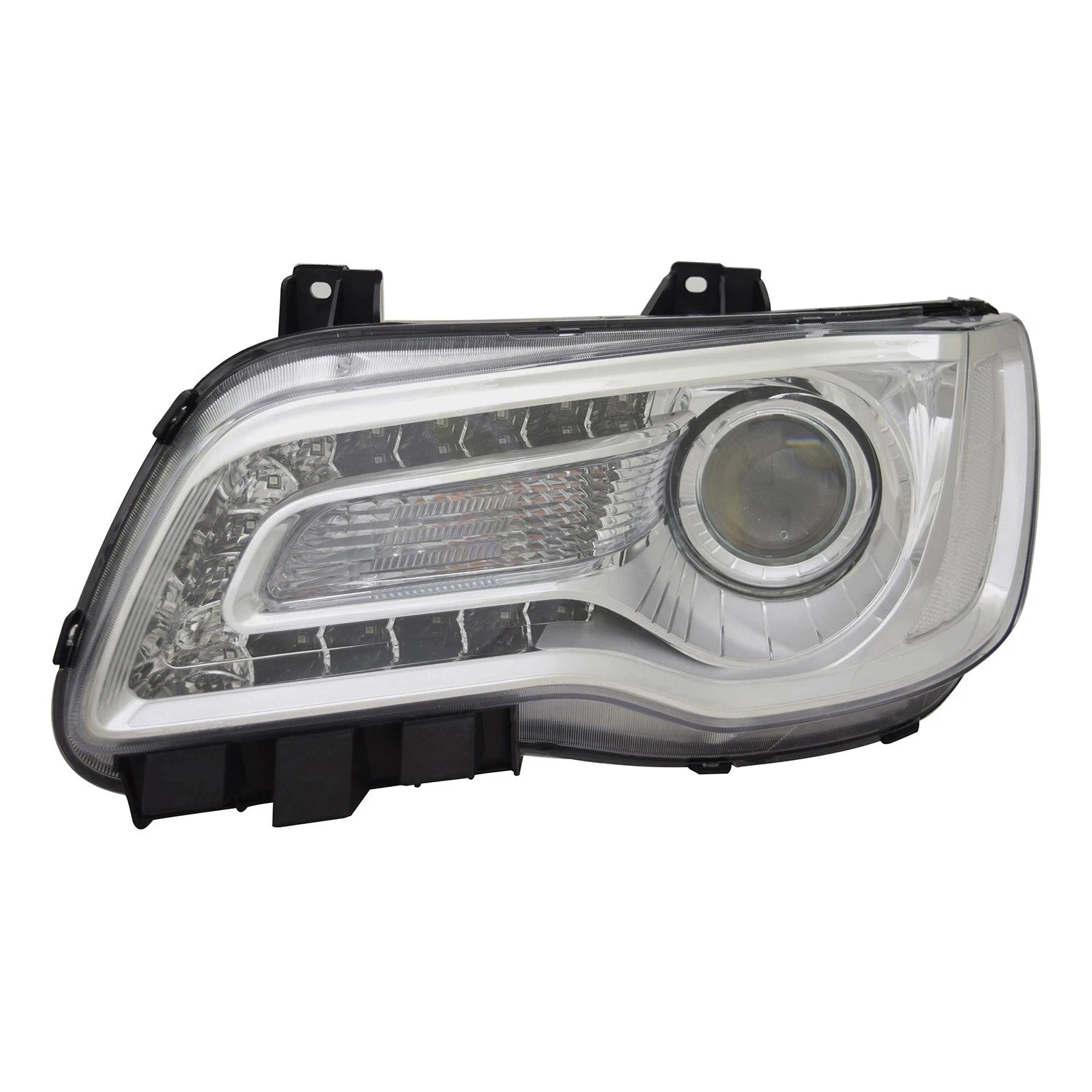 Replacement Chrome Driver Halogen Headlight Assembly for 2018-20 Chrysler 300