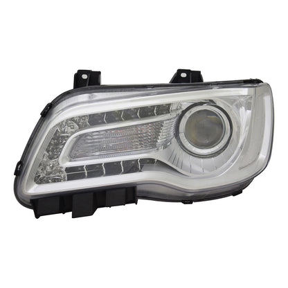 Replacement Chrome Driver Halogen Headlight Assembly for 2018-20 Chrysler 300