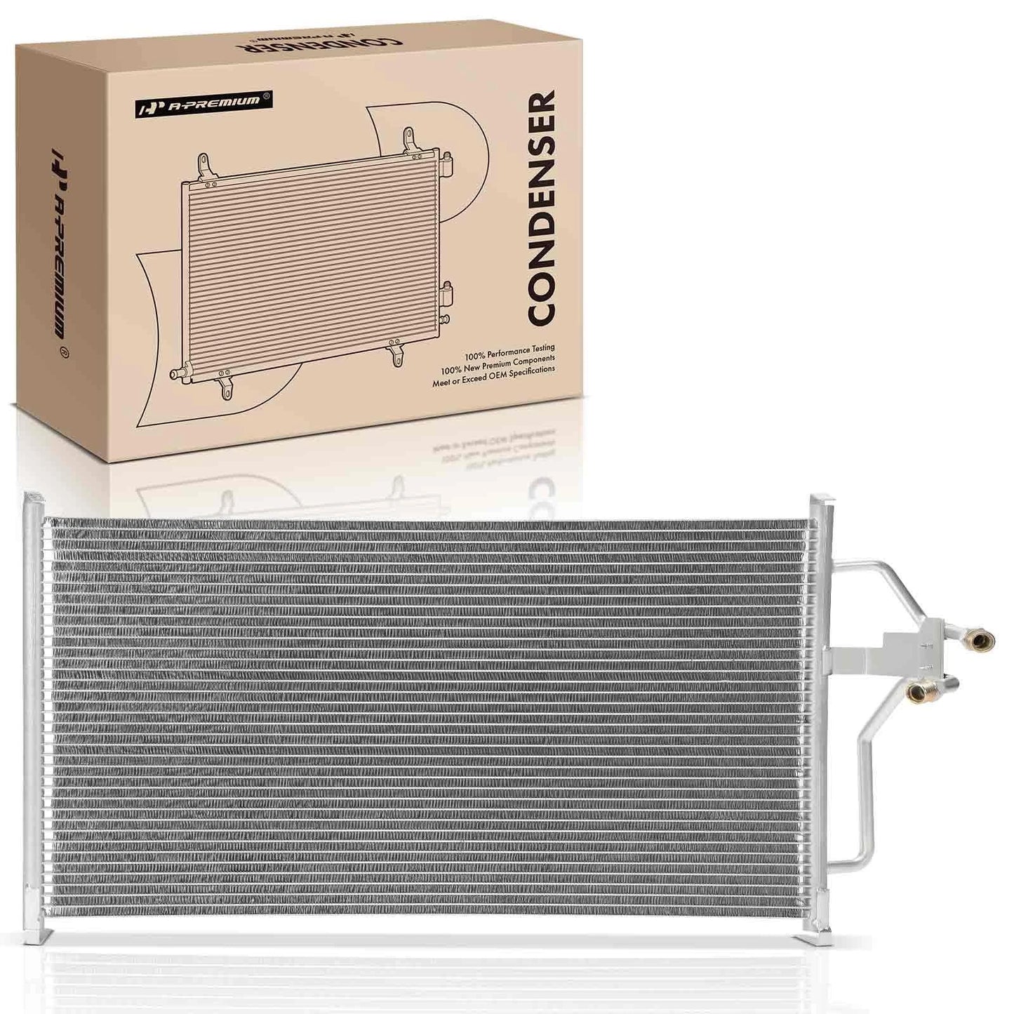 A/C Condenser with Bracket for Buick Regal Pontiac Grand Prix (1997–2003)