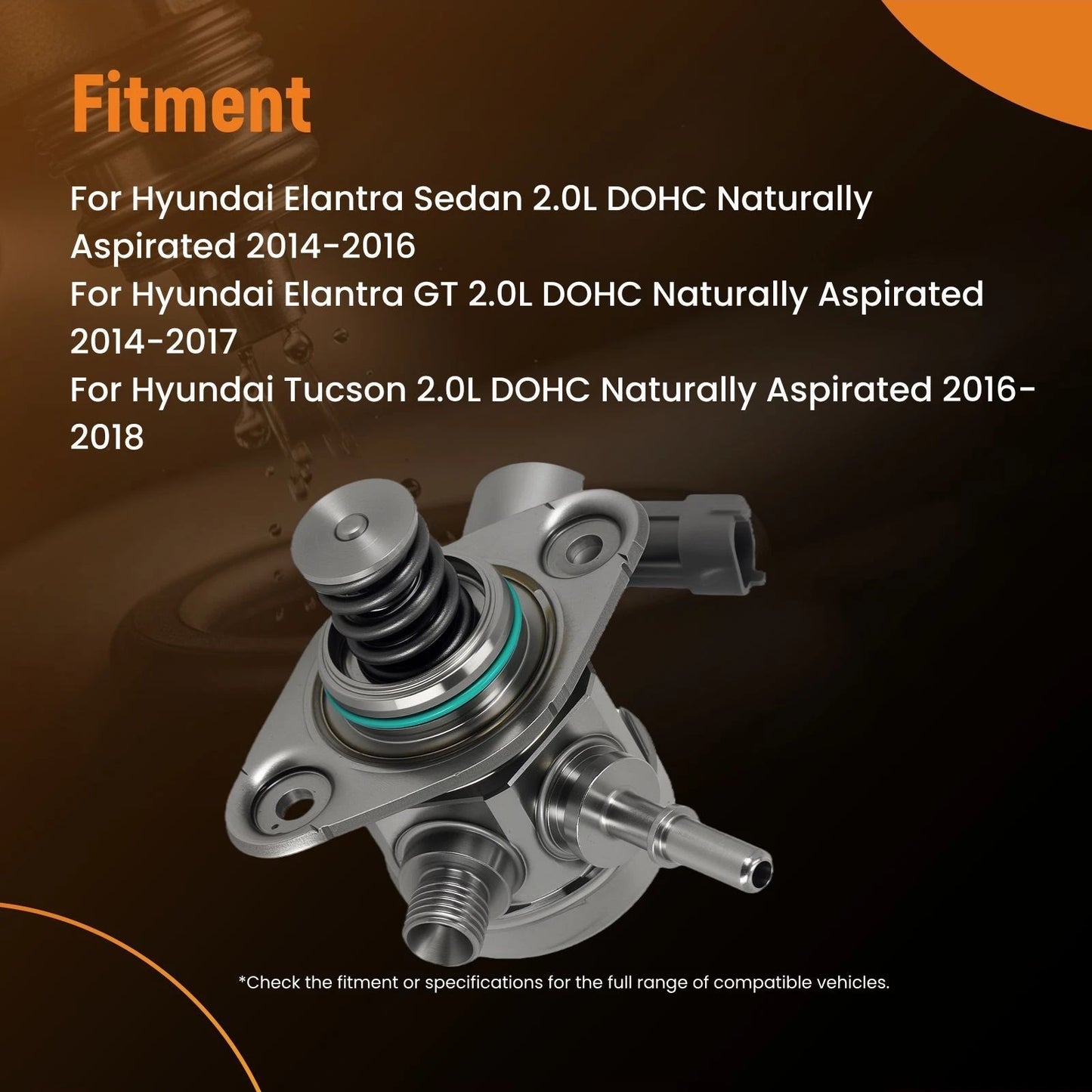 High Pressure Pump for Kia Soul & Forte 2.0L (2014–2016)